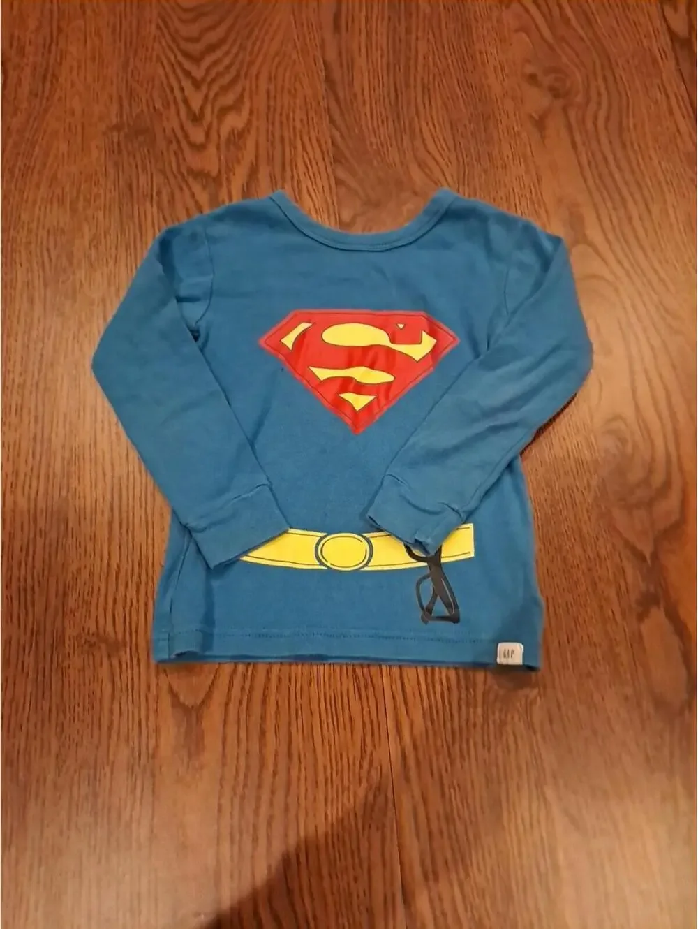 Baby Gap DC Superman Long Sleeve Tee‎ Shirt Size 3T, Clark Kent- Super Heros Y2k